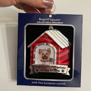 Dog House Red Love Collectible Ornament European Crystals Christmas new